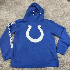 Junk Food Women’s Indianapolis Colts Hooded Sweatshirt size Medium